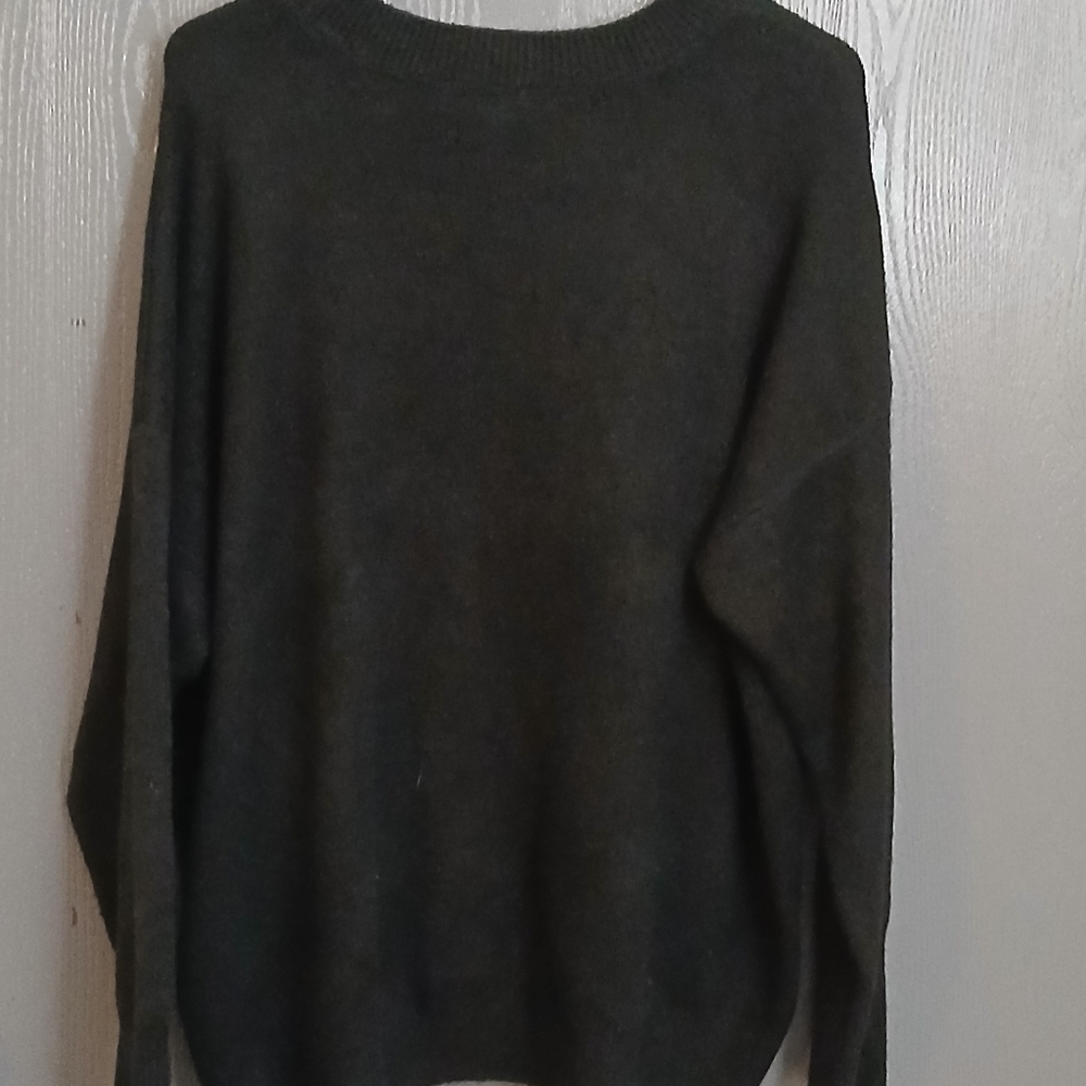 Vince Camuto Halloween Bad Witch Sweater Sz Lg Sparkle - Picture 4 of 7